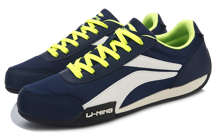 Lookbook Li-Ning Classique Rétro Running ''Bleu Blanc'' AGCN361-1