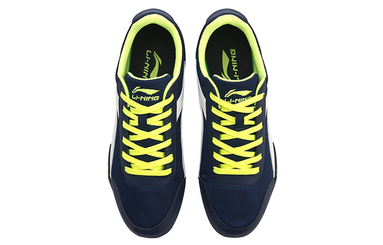 Shop Li-Ning Classique Rétro Running ''Bleu Blanc'' AGCN361-1