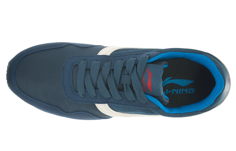 Lookbook Li-Ning Classico Retro Running ''Blu Bianco Rosso'' ALCJ067-2