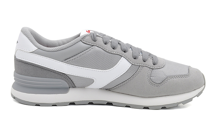 Order Li-Ning Classique Rétro Running ''Gris Blanc'' ALCJ069-5