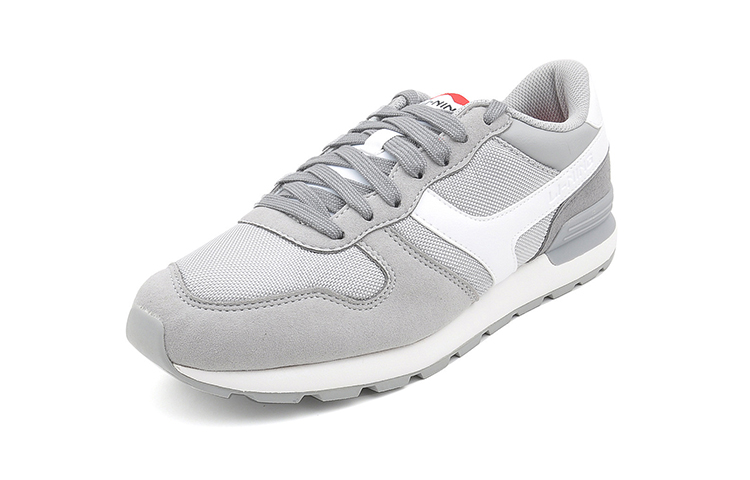 Lookbook Li-Ning Classique Rétro Running ''Gris Blanc'' ALCJ069-5
