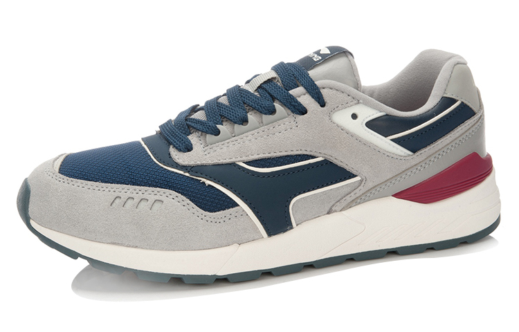 Lookbook Li-Ning Klassischer Retro-Laufschuh ''Blau Grau'' ARCL023-3
