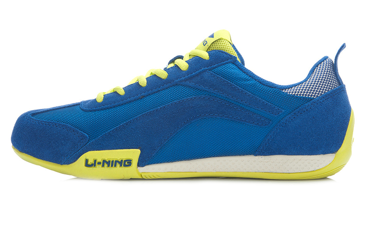 Li-Ning Classic Retro Running Shoe 'Blue White' ALCJ071-1