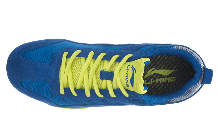 Lookbook Li-Ning Classique Baskets Rétro Running ''Bleu Blanc'' ALCJ071-1