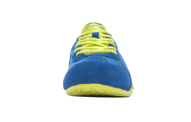Shop Li-Ning Classique Baskets Rétro Running ''Bleu Blanc'' ALCJ071-1