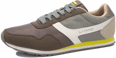 Order Zapatillas Retro Clásicas Li-Ning 'Marrón Gris Amarillo' ALCJ067-1
