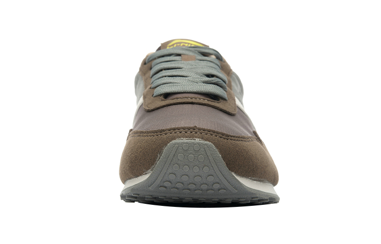 Shop Li-Ning Scarpa da Corsa Retrò Classica ''Marrone Grigio Giallo'' ALCJ067-1