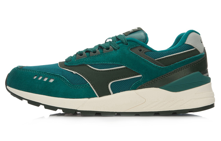 Li-Ning Classic Retro Running Shoe 'Deep Army Green' ALCL039-3