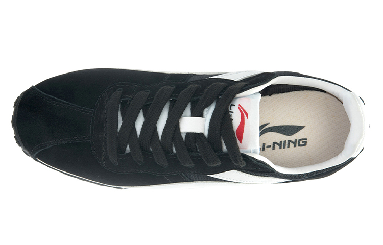 Lookbook Li-Ning Retro Hardloopschoenen ''Zwart Wit'' ALCJ061-7