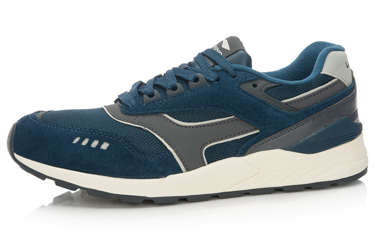 Order Li-Ning Scarpe Running Retrò Classiche ''Blu Ombra Profonda'' ALCL039-2