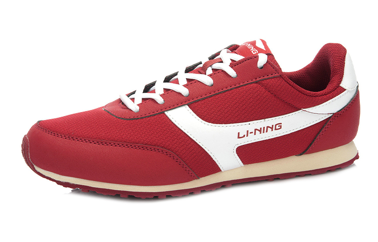 Order Chaussures de Course Rétro Classiques Li-Ning ''Rouge Blanc'' ALCJ139-2