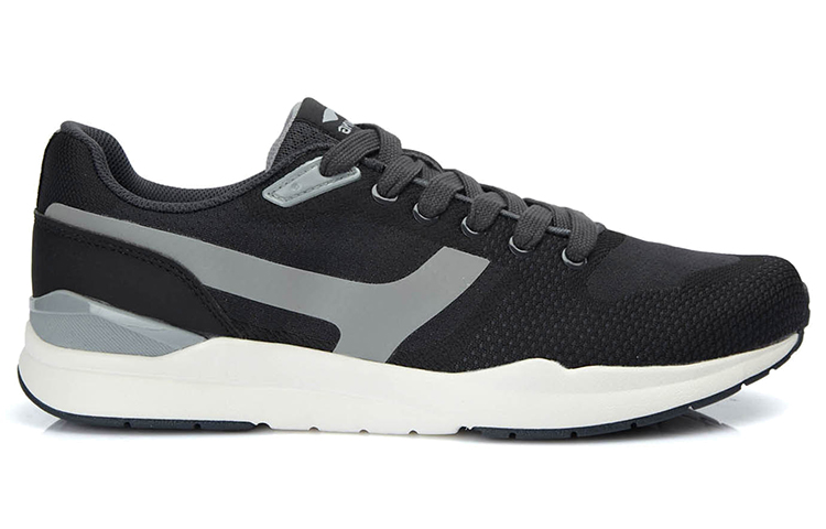 Order LiNing李寧 運動生活系列經典休閒跑步鞋 黑灰白