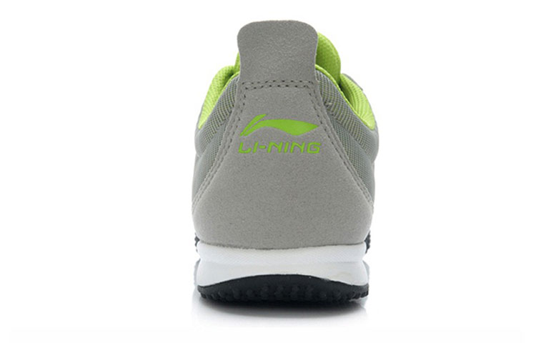 Shop Li-Ning Classic Running 'Grey Green' ALCK045-4
