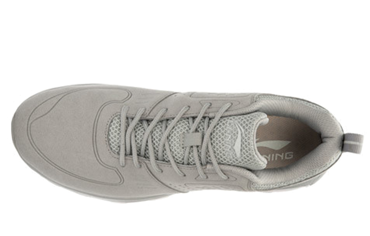 Lookbook Li-Ning Sepatu Lari Klasik 'Abu Putih' ACGL049-4