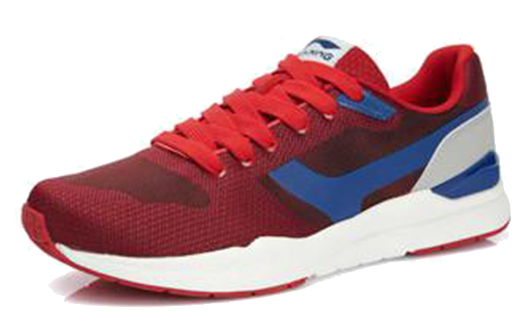Lookbook 李宁 運動生活系列經典休閒跑步鞋 紅藍白