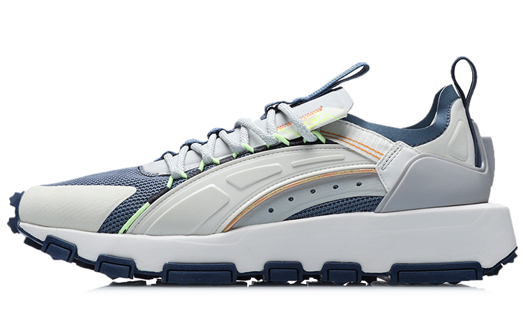 Buy Li-Ning Klasik Larian Rendah 'Biru Kelabu' AGCR091-4