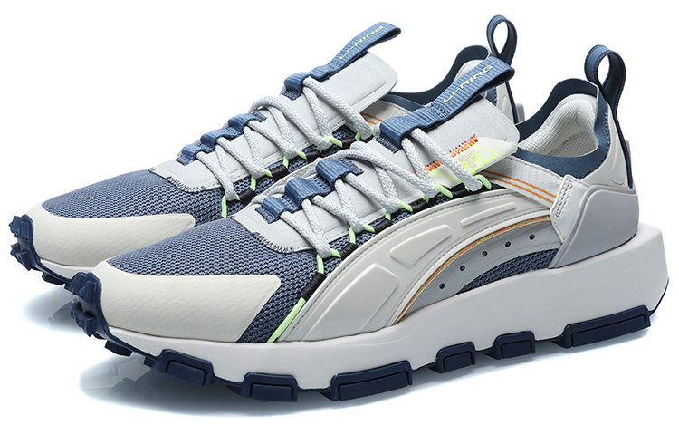 Lookbook Li-Ning Klasik Larian Rendah 'Biru Kelabu' AGCR091-4