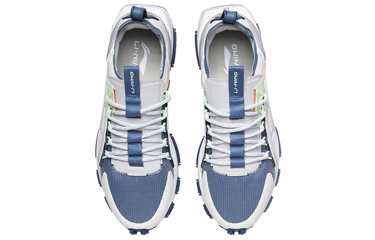 Shop Li-Ning Klasik Larian Rendah 'Biru Kelabu' AGCR091-4