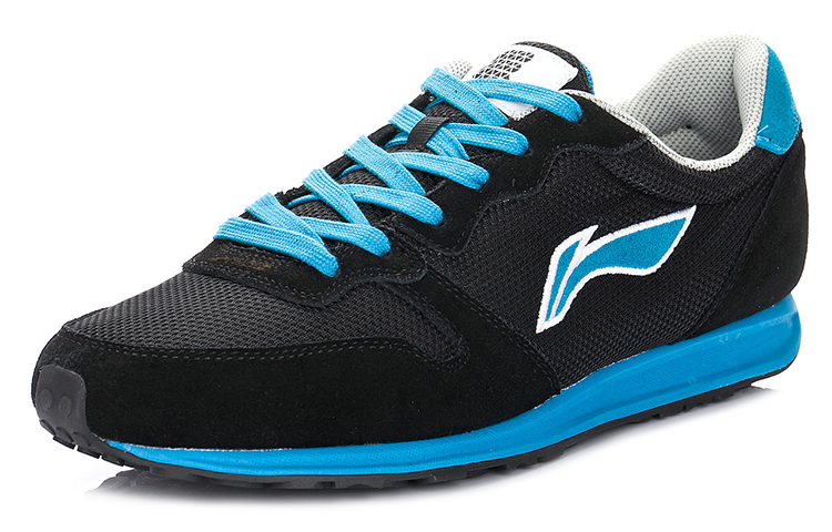 Li-Ning Classic Running Shoe 'Black Blue' 圖 2