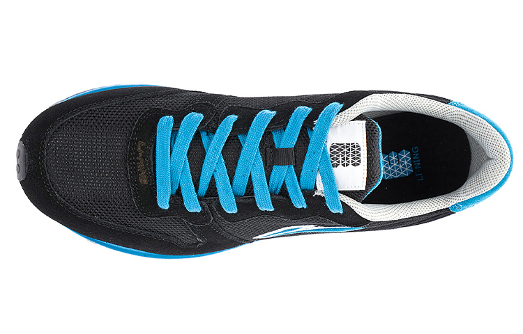 Li-Ning Classic Running Shoe 'Black Blue' 圖 3