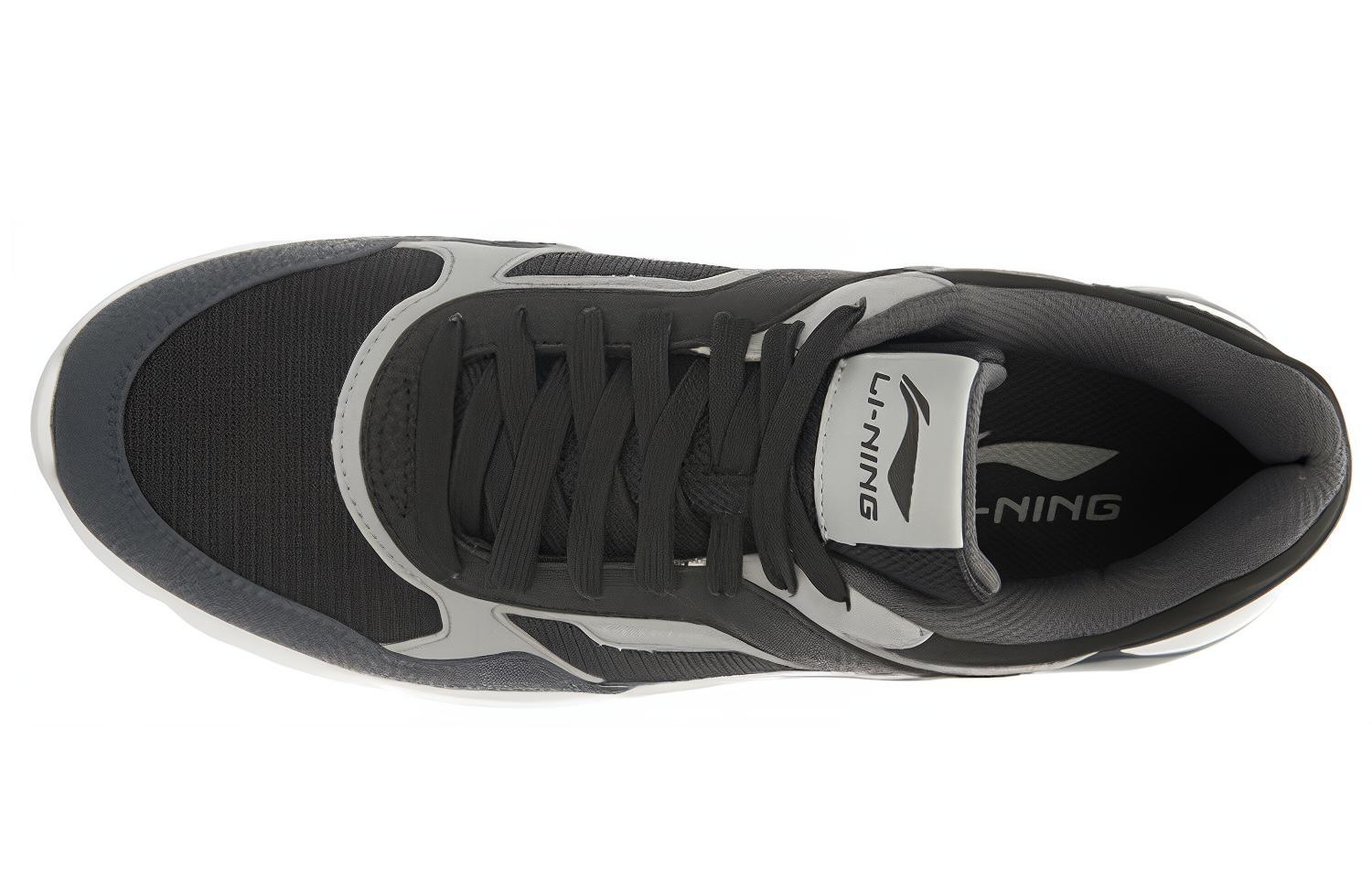 Shop Li-Ning Classic Running Shoes 'Black Cushion' ARCN001-3