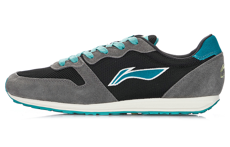 Li-Ning Classic Running Shoes 'Black Grey' ARCG067-3