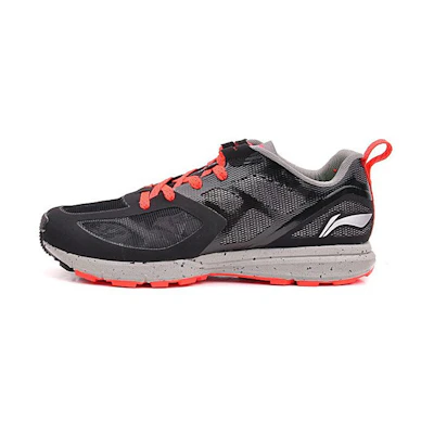 Li-Ning Classic Running Shoes 'Black Grey'