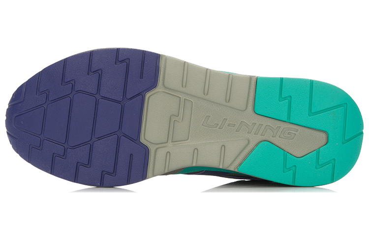Purchase Li-Ning Classic Running Shoes 'Glory Grey-Purple-Green' ALCJ109-8
