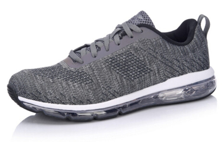 Lookbook Li-Ning Classic Running Shoes 'Ning Snow Grey' AGCM097-1