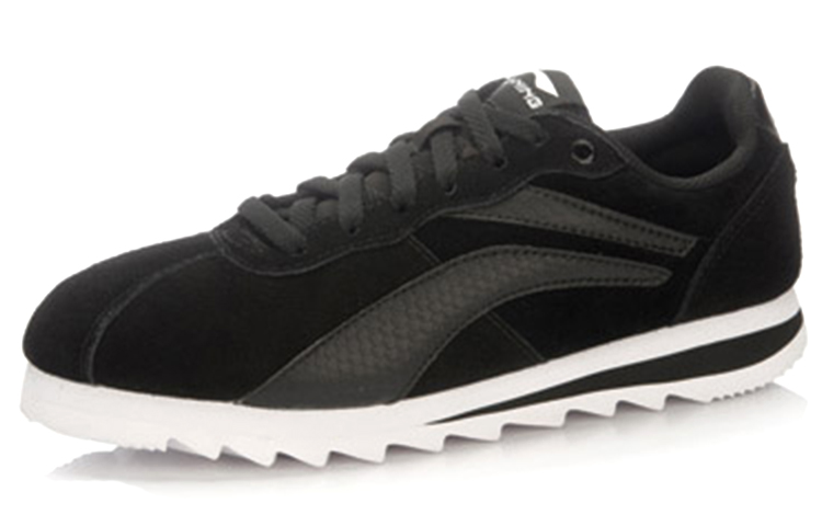 Lookbook Sepatu Lari Klasik Li-Ning Low 'Hitam Putih' ARCL019-3