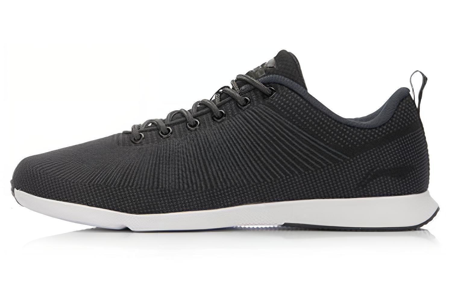 Li-Ning Classic Running Sneakers 'Comfort Breathable Black' ACGL037-3