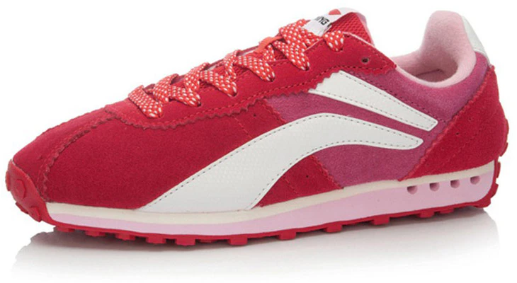 Li-Ning Classic Running Womens 'Red White' ALCK136-1 Lookbook Li-Ning Classic Running Womens 'Red White' ALCK136-1