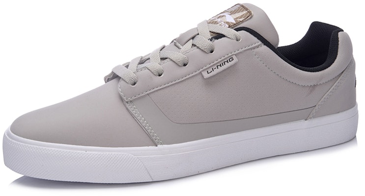 Li-Ning Classic Skate Shoes 'Grey White' AGCM079-2 Order Li-Ning Classic Skate Shoes 'Grey White' AGCM079-2