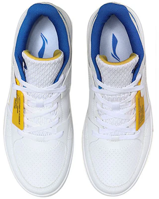 Li-Ning Classic Skateboarding Low 'White Blue Yellow' AGBP061-2 Shop Li-Ning Classic Skateboarding Low 'White Blue Yellow' AGBP061-2