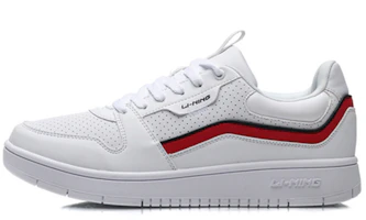 Li-Ning Classic Skateboarding Low 'White Red Navy' AGCP201-1 Li-Ning Classic Skateboarding Low 'White Red Navy' AGCP201-1