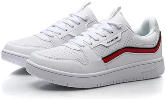 Lookbook Li-Ning Clásico Skateboarding Low 'Blanco Rojo Azul Marino' AGCP201-1