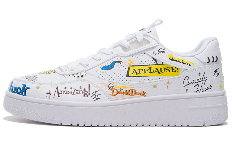 Buy 迪士尼 x 李寧 防滑耐磨 板鞋 標準白