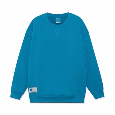 Li-Ning Classic Unisex Pullover Sweatshirt Jade Blue AWDR863-4