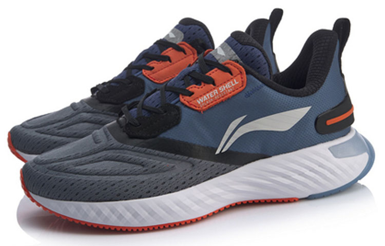 Lookbook 李宁 云五代 Shield 減震 低幫 跑步鞋 男款 中靛藍