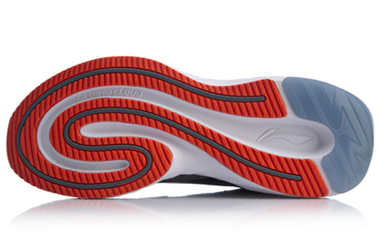 Shop 李宁 云五代 Shield 減震 低幫 跑步鞋 男款 中靛藍