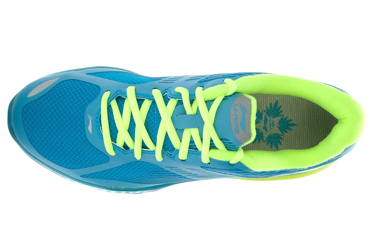 Lookbook Li-Ning Cloud Dämpfung Laufschuhe ''Blau Grün'' ARHJ005-8