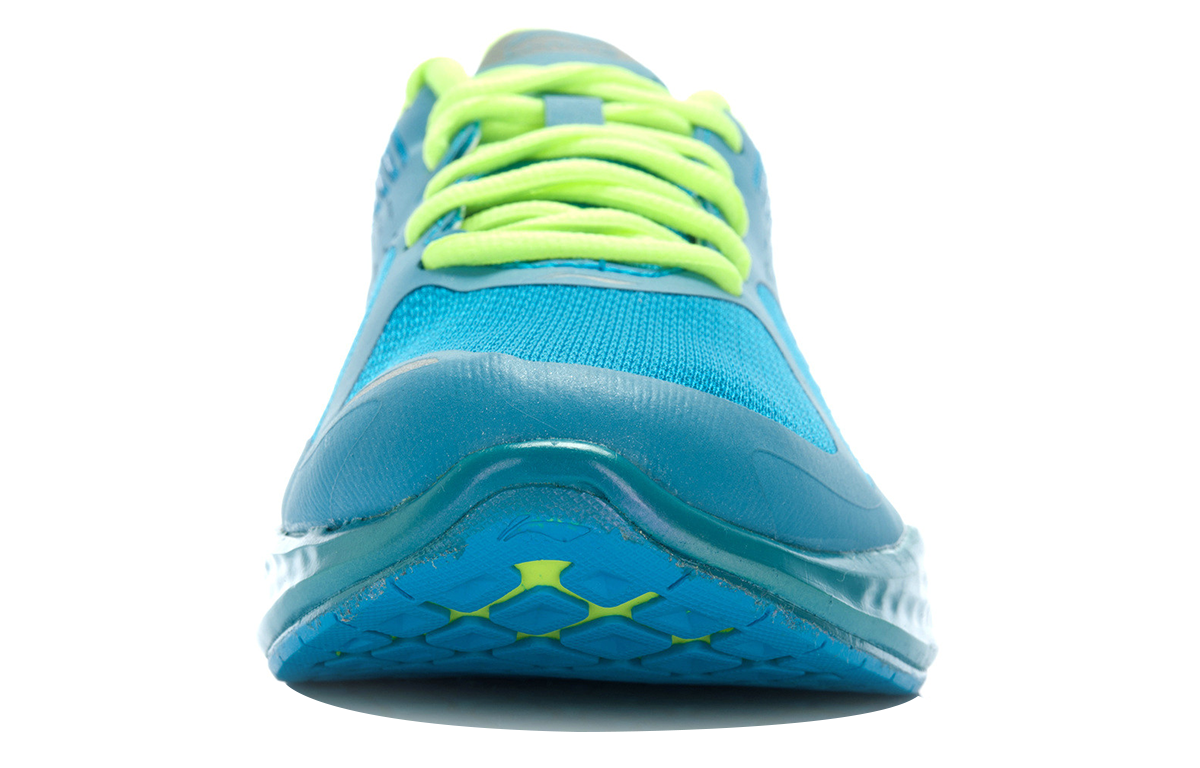 Shop Li-Ning Cloud Dämpfung Laufschuhe ''Blau Grün'' ARHJ005-8