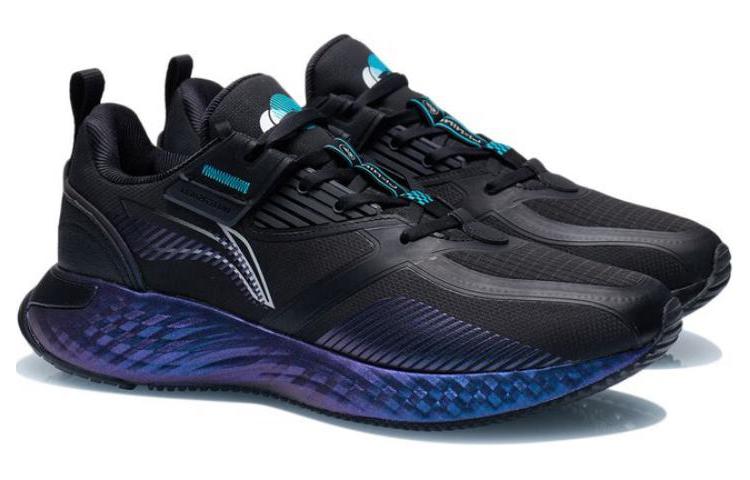 Shop 李寧 クラウドシールド 黒青 (Rīningu Kuraudo Shīrudo Kuro Ao) AGLR233-53