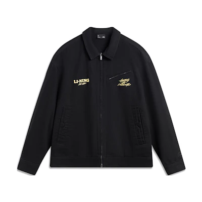 Li-Ning CNY Evergreen Series Black Zip-Up Casual Jacket Unisex AJDU233-2