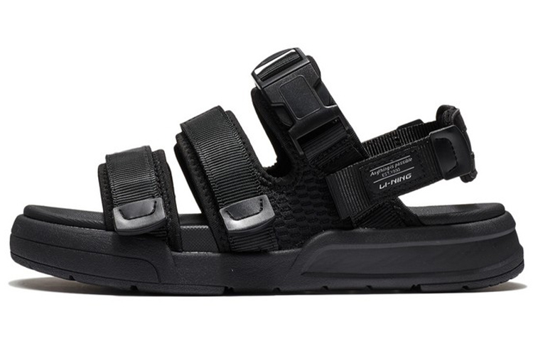 Li-Ning Coca Sandals 'Black' AGUS003-1