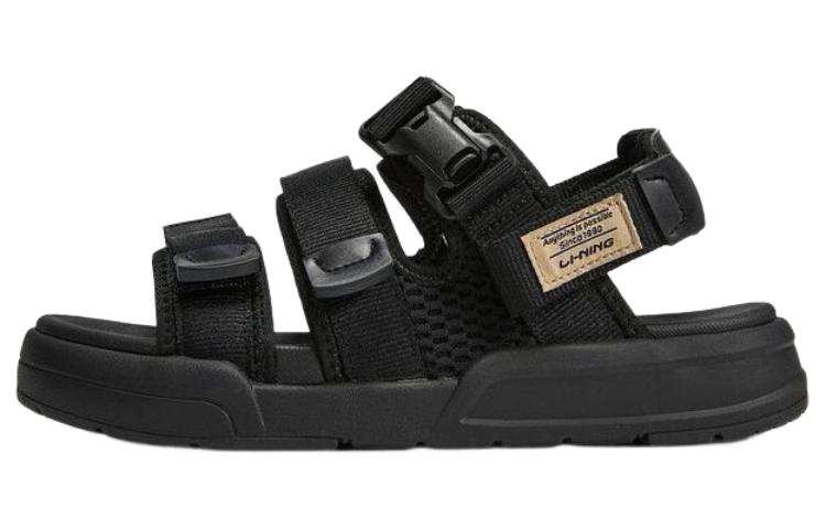 Li-Ning Coca Sandals 'Black' AGUT009-1
