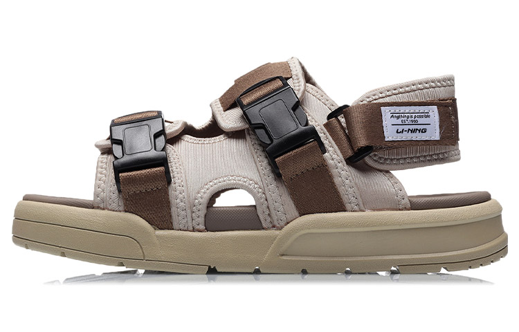 Li-Ning Coca Sandals 'Khaki Brown' AGLR019-2
