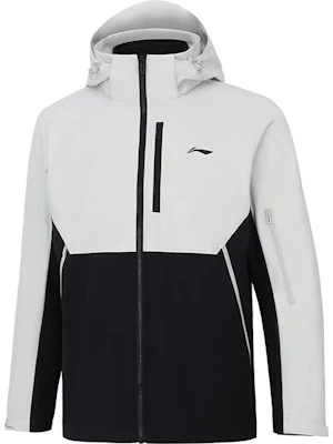 Li-Ning Colorblock 3-in-1 Hooded Sports Jacket - Riverstone Gray AWBT015-2 Buy Li-Ning Colorblock 3-in-1 Hooded Sports Jacket - Riverstone Gray AWBT015-2