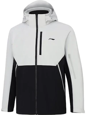 Li-Ning Colorblock 3-in-1 Hooded Sports Jacket - Riverstone Gray AWBT015-2 Order Li-Ning Colorblock 3-in-1 Hooded Sports Jacket - Riverstone Gray AWBT015-2