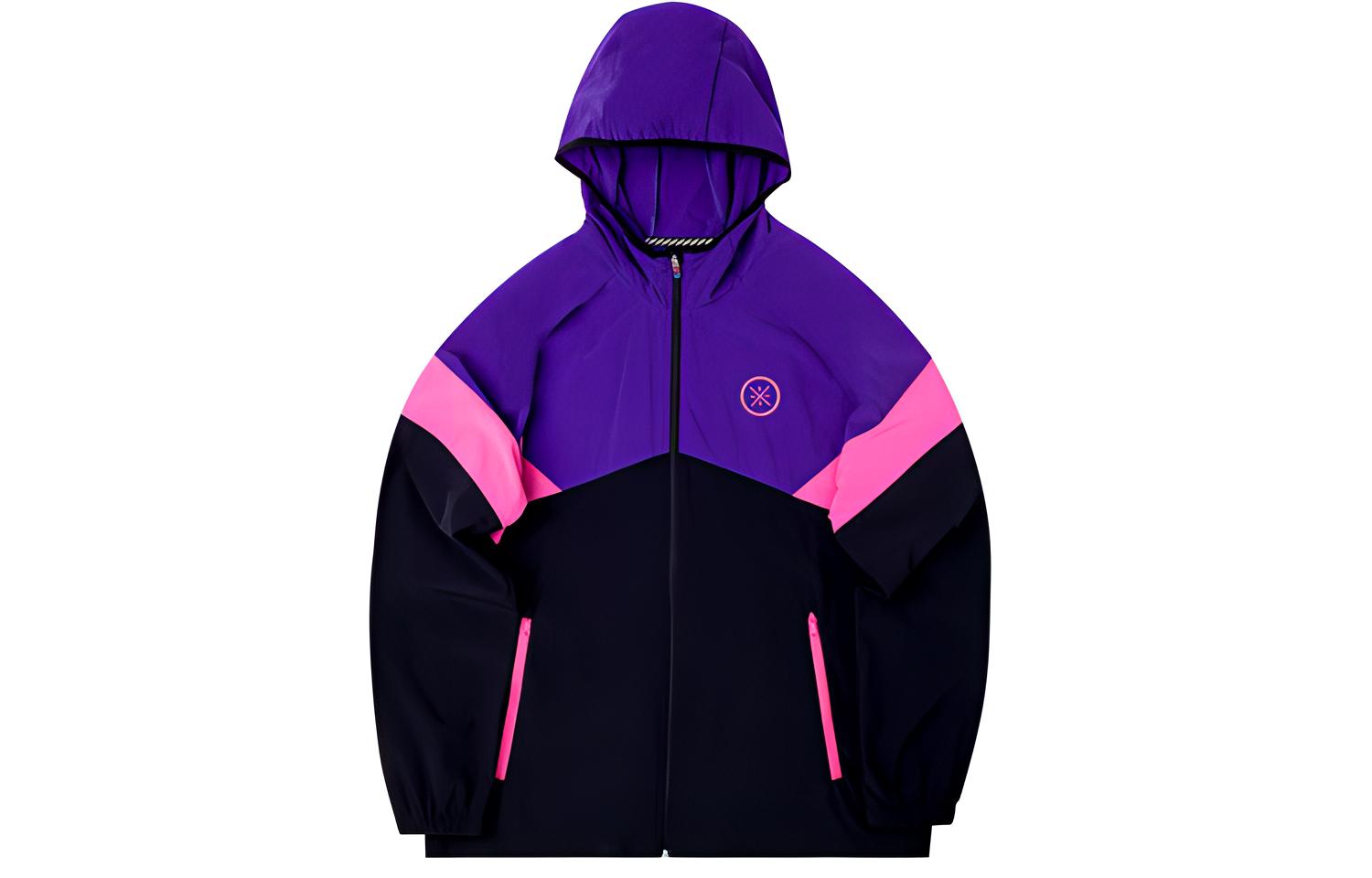 Li-Ning Colorblock Hoodie Jacket - Lakers Purple AFDQ197-2